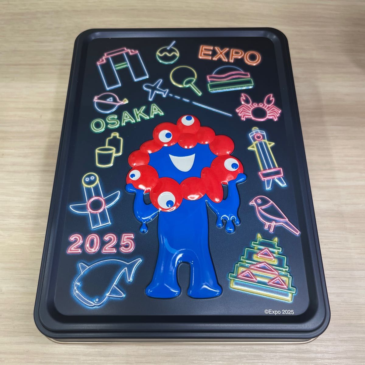 新品 未開封 2025大阪・関西万博 ドリカポ ミャクミャク 缶 お菓子缶