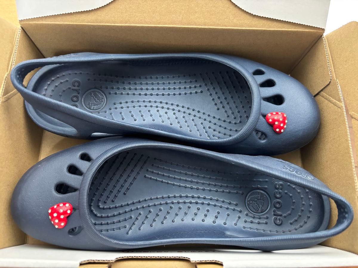廃盤品 クロックス crocs マリンディ フラットシューズ サンダル W6