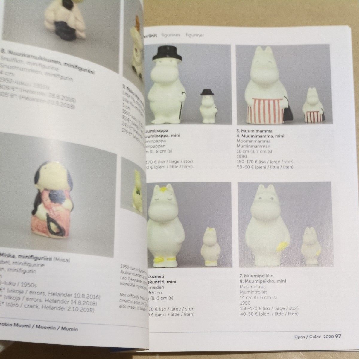 Arabia 2020年 ムーミンプロダクトガイド・見積もりプライスリスト