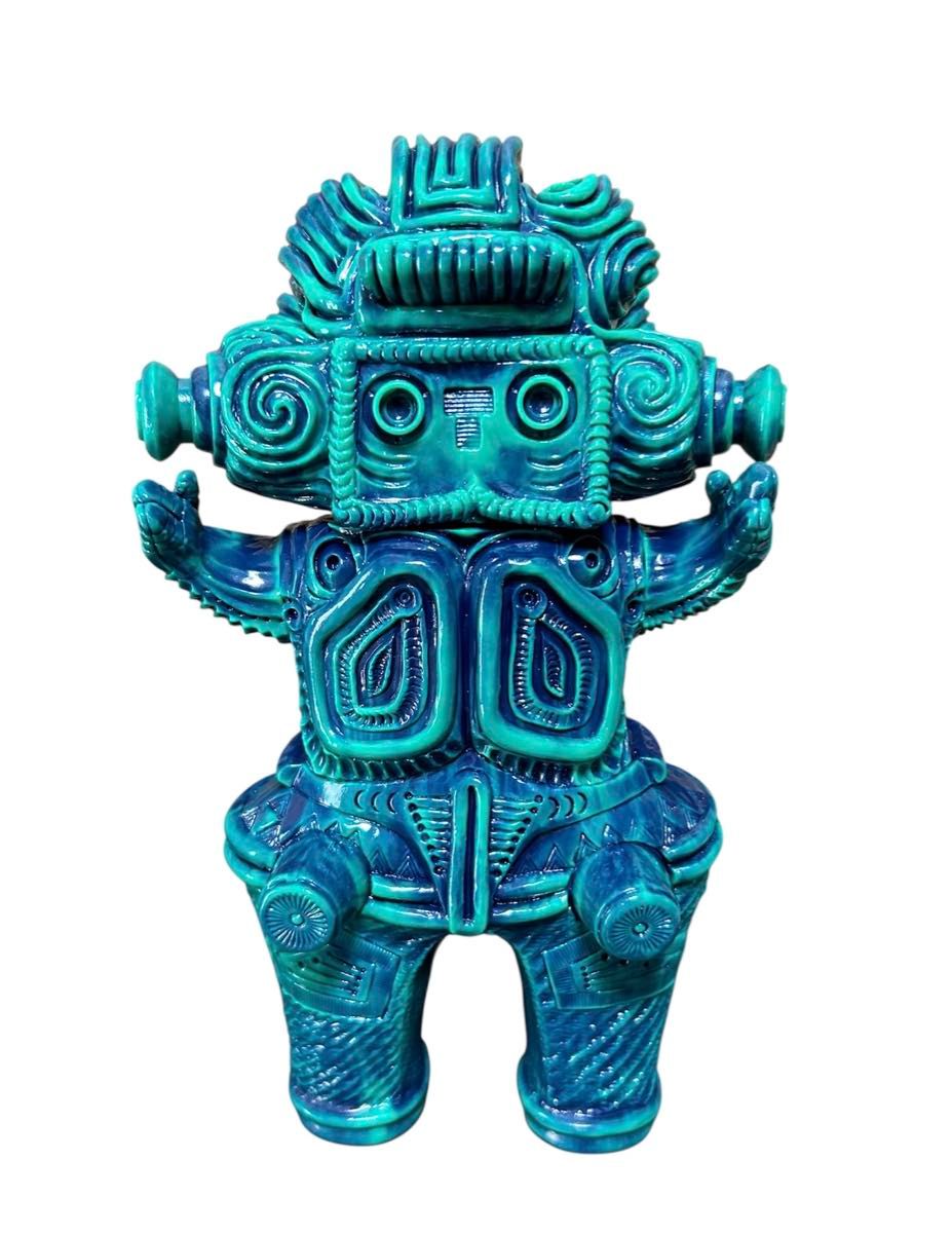 片桐仁 不条理アート工房 キングジョーモン グリーン ソフビ