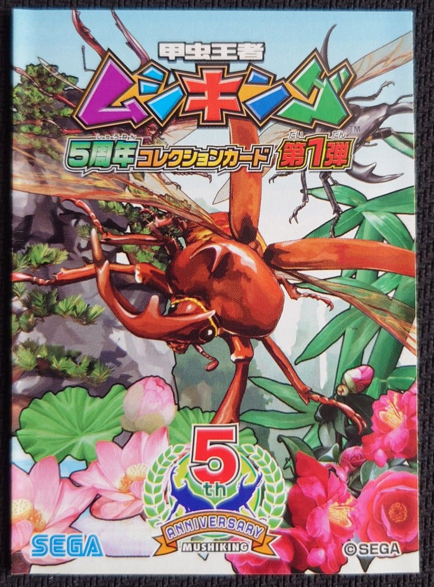 超希少 未使用 ムシキング 5周年コレクションカード 第1弾 109種類