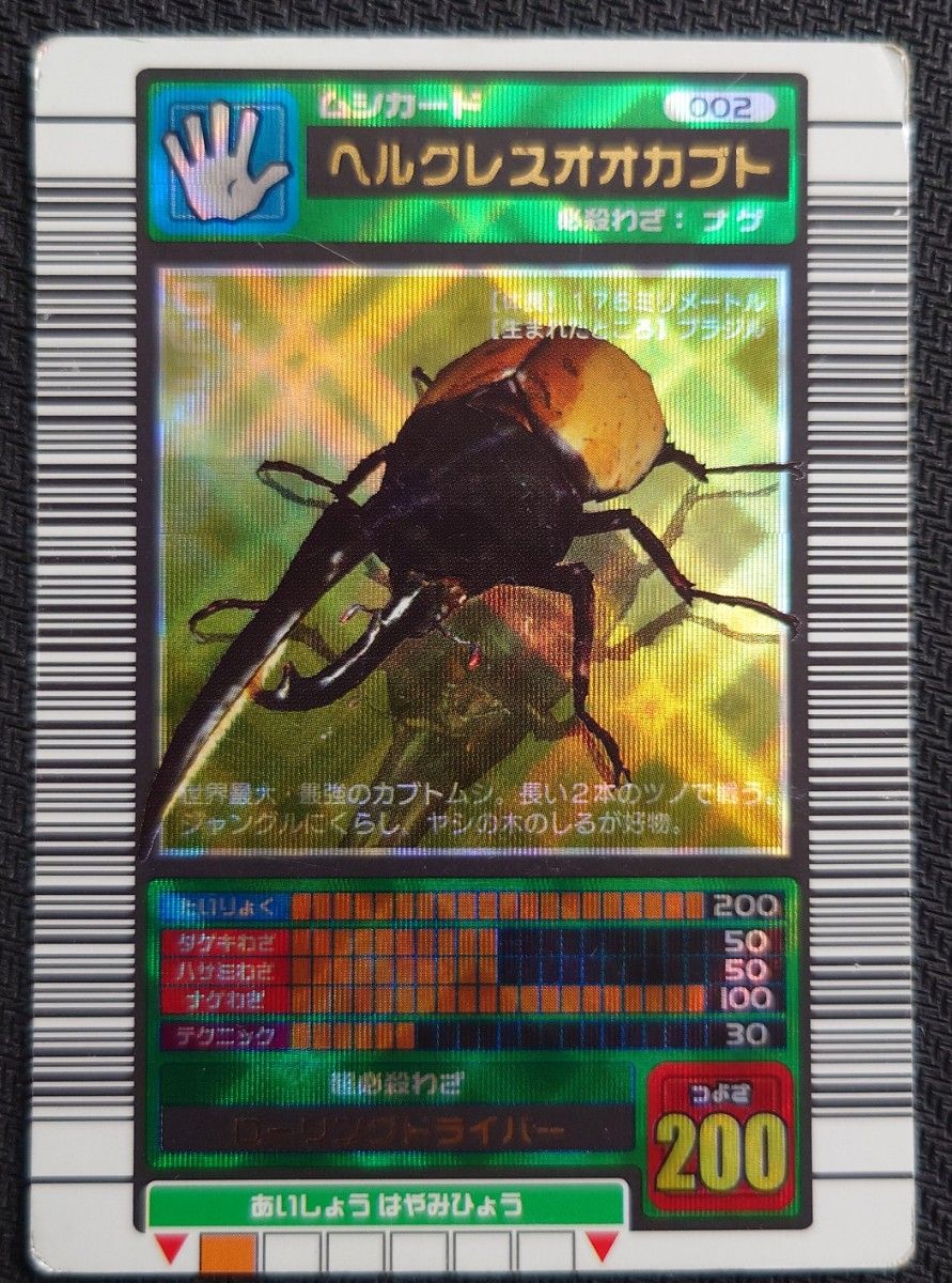 希少 中古品 訳あり 甲虫王者 ムシキング 初期 2003 (春・夏・秋