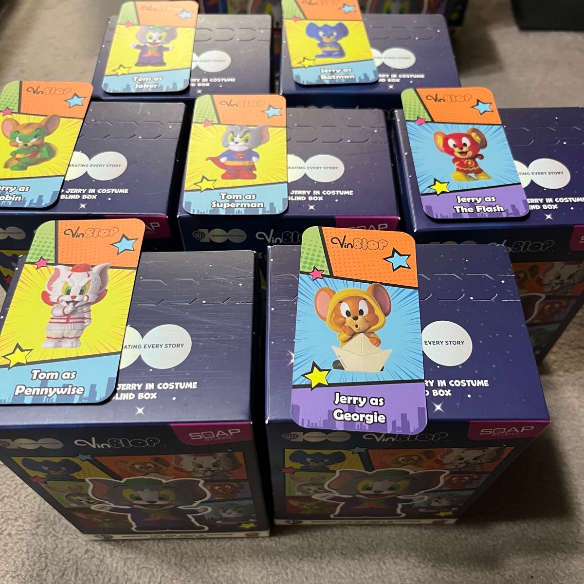 トムとジェリー VinBlop WB100th 7種セット フィギュア フィギュア