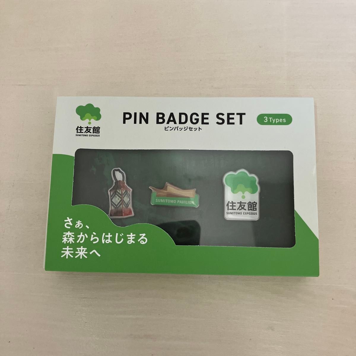 EXPO2025 大阪 関西万博 住友館 ピンバッジ 3個セット 新品未使用 住友