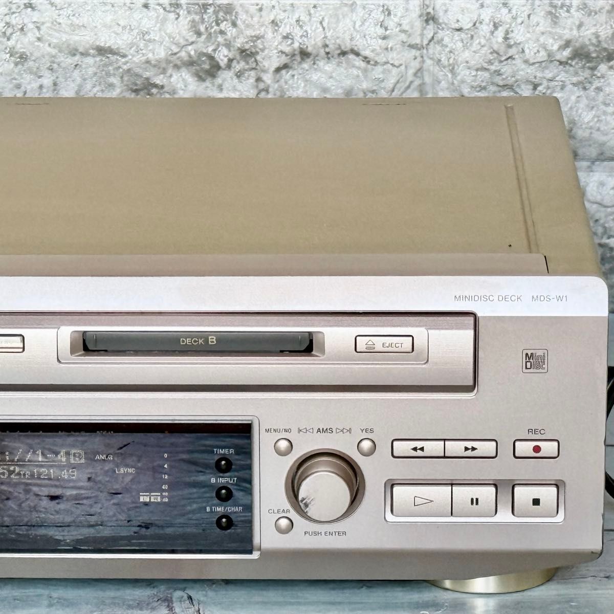 SONY「MDS-W1」ダブルMDデッキ 録音・ダビング可能｜Yahoo!フリマ（旧