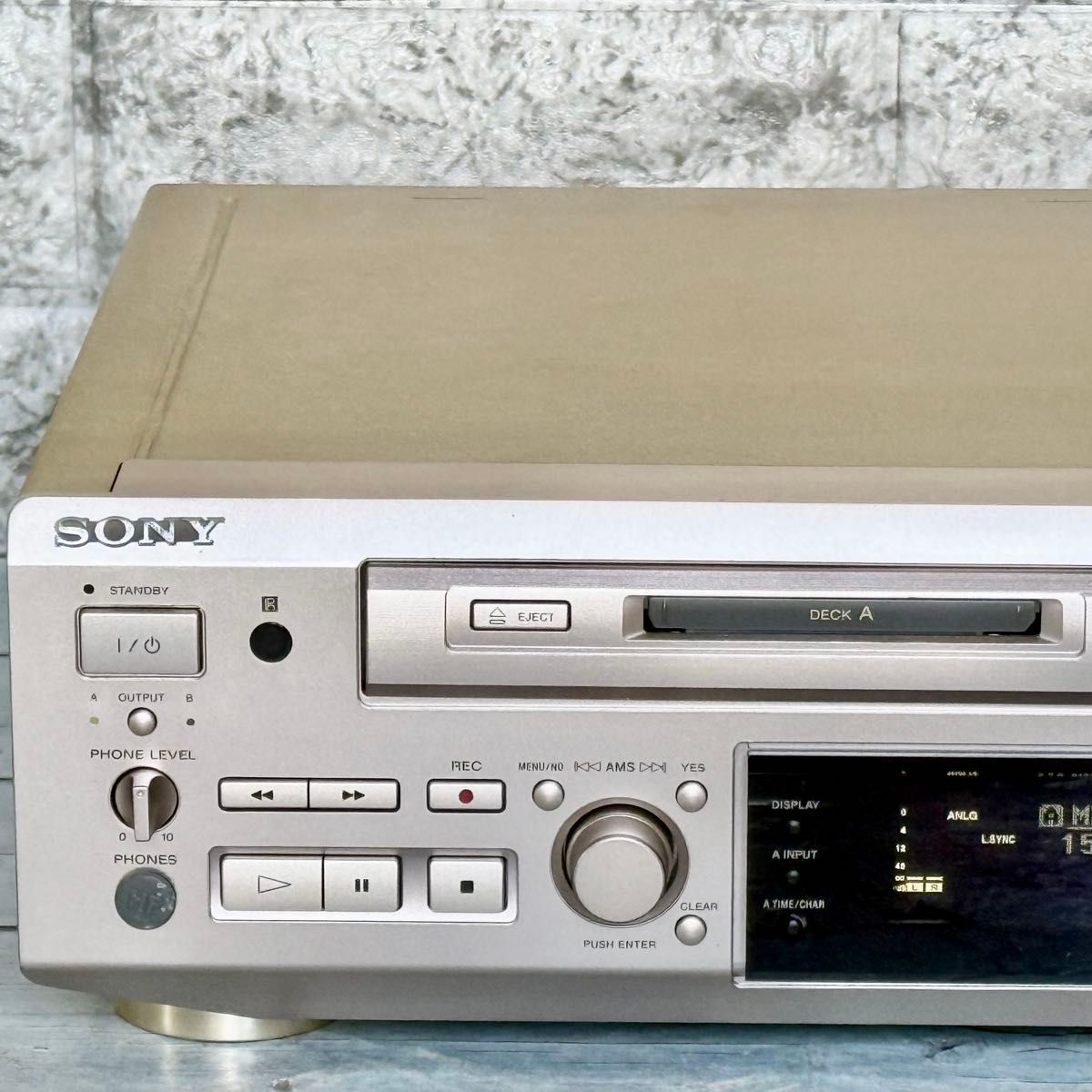 SONY「MDS-W1」ダブルMDデッキ 録音・ダビング可能｜Yahoo!フリマ（旧