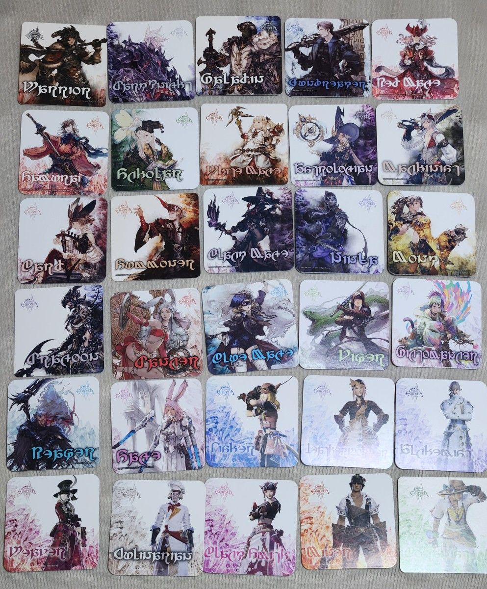 FF14 エオルゼアカフェ 特典コースター 全ジョブ ファイナル