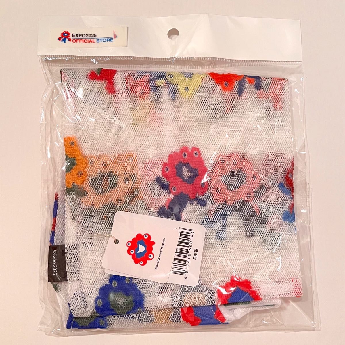 ミャクミャク レース マルチカラー エコバッグ 大阪 関西 万博 会場