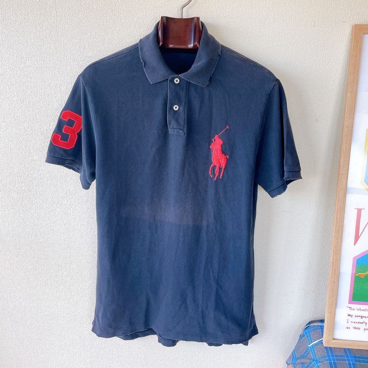 Y2K チーフキーフ着用 POLO ラルフローレン ビッグポニー L ビンテージ