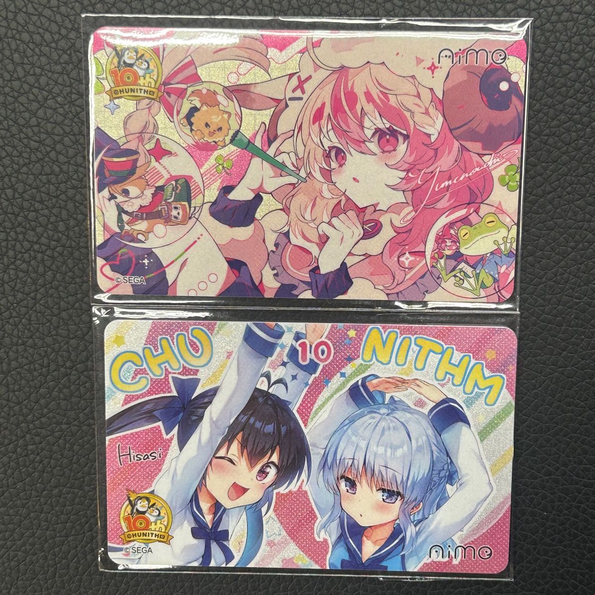 セット】キラキラ 描き下ろし オリジナルAimeカード チュウニズム