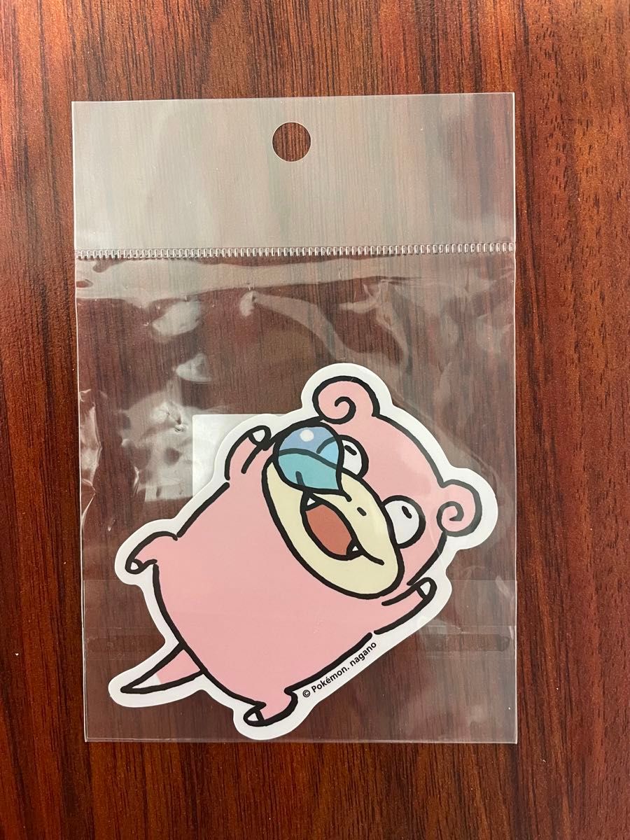 ヤドン 24じかんポケモンCHU ステッカー ナガノ ポケモンセンター