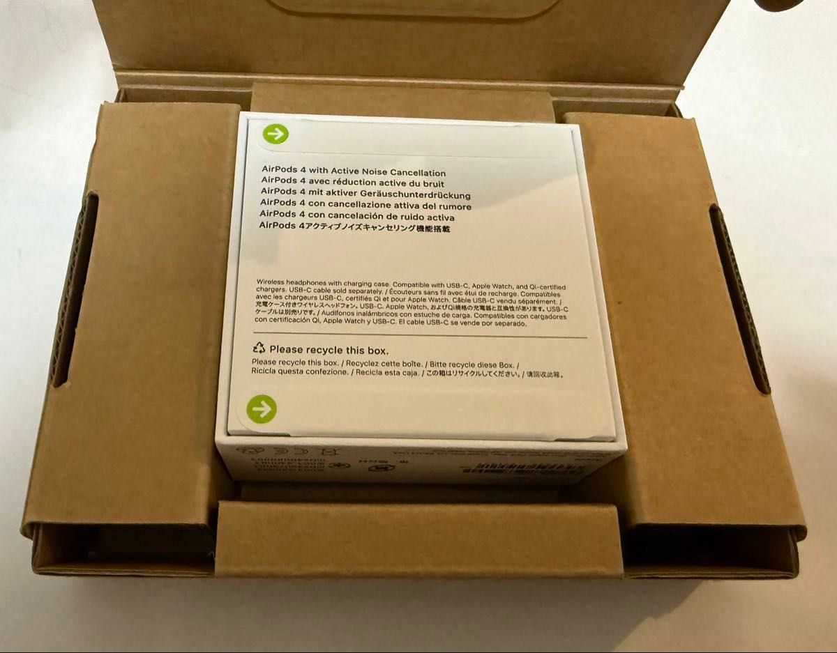 新品未開封】AirPods 4 MXP93J/A アクティブノイズキャンセリング搭載