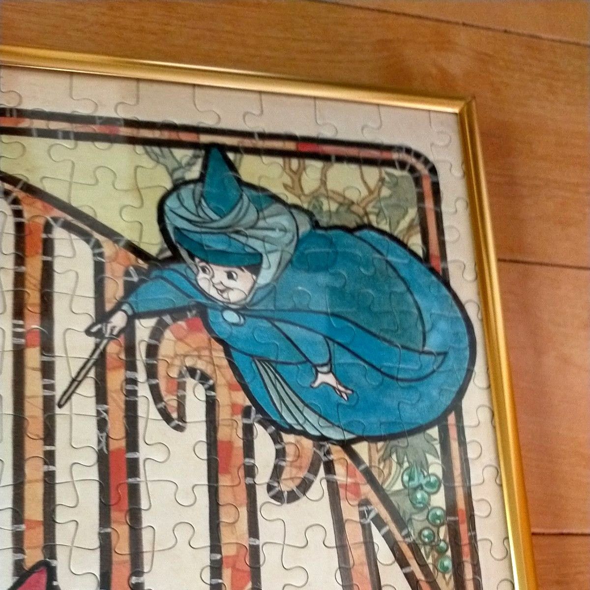 希少】廃盤 ディズニー ジグソーパズル 眠れる森の美女 額縁付