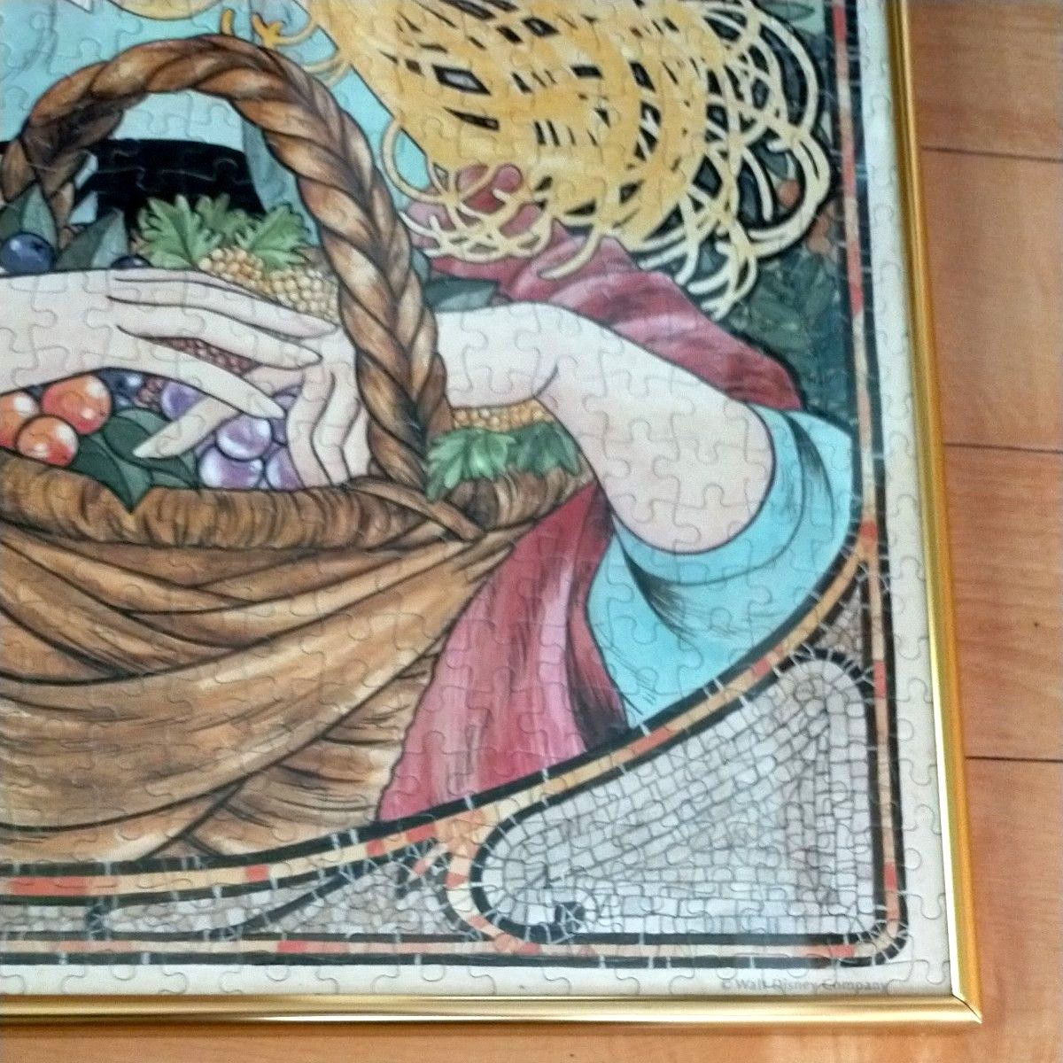 希少】廃盤 ディズニー ジグソーパズル 眠れる森の美女 額縁付