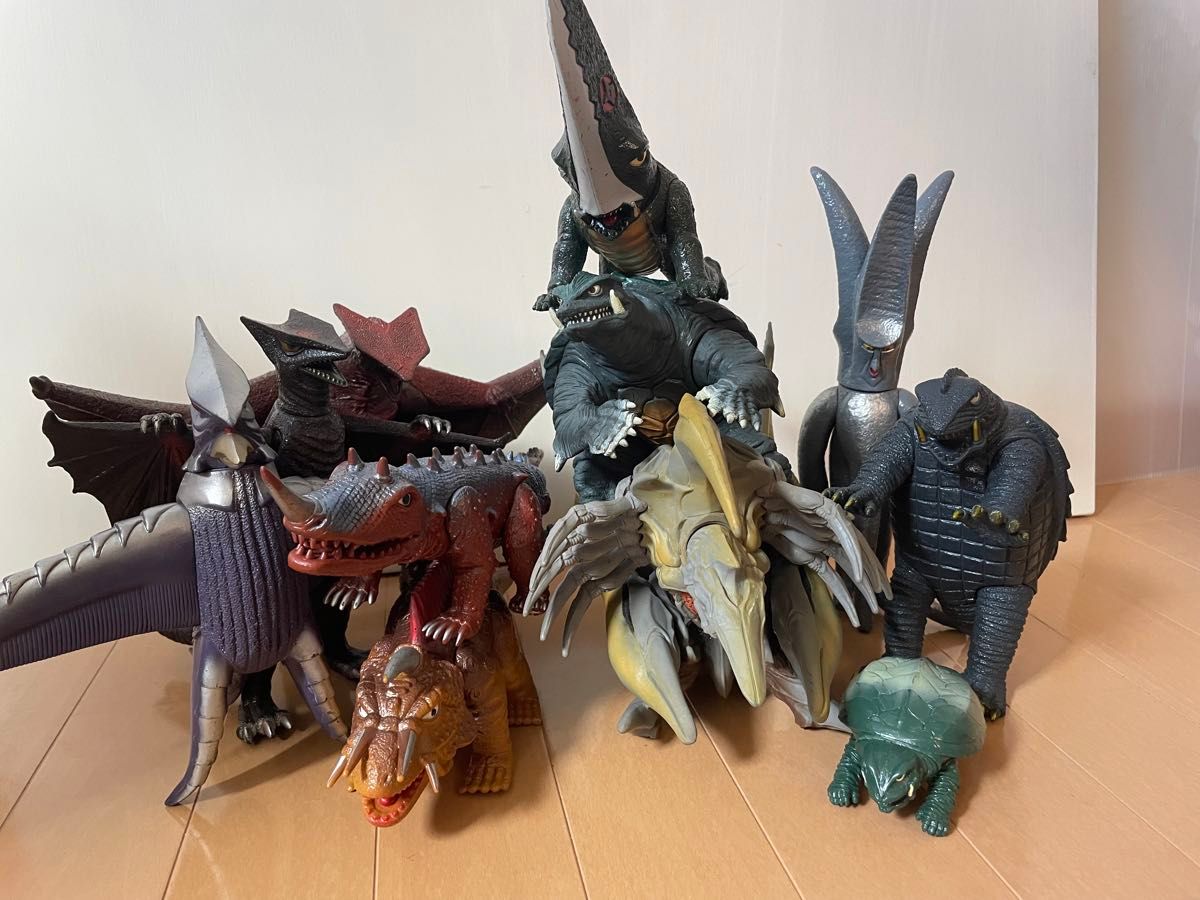 ガメラソフビ11体セット 昭和平成当時物 ギャオスバイラスバルゴン