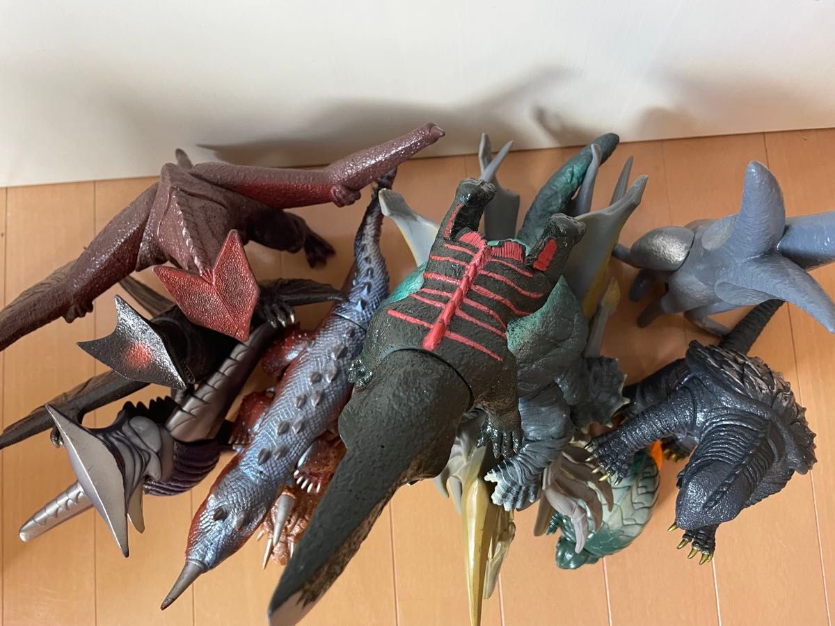 ガメラソフビ11体セット 昭和平成当時物 ギャオスバイラスバルゴン