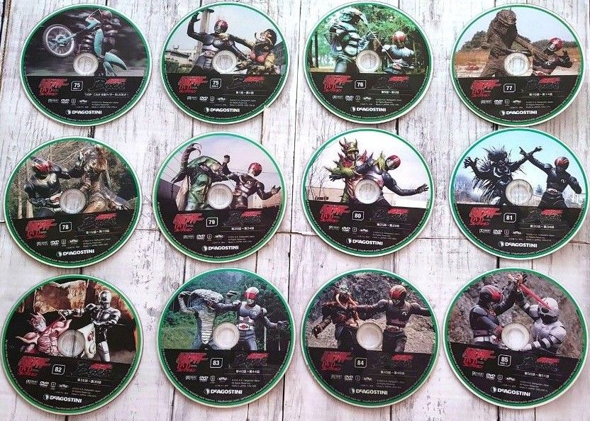 仮面ライダーDVDコレクション 昭和編 DVD全巻 98枚セット 一部未使用品