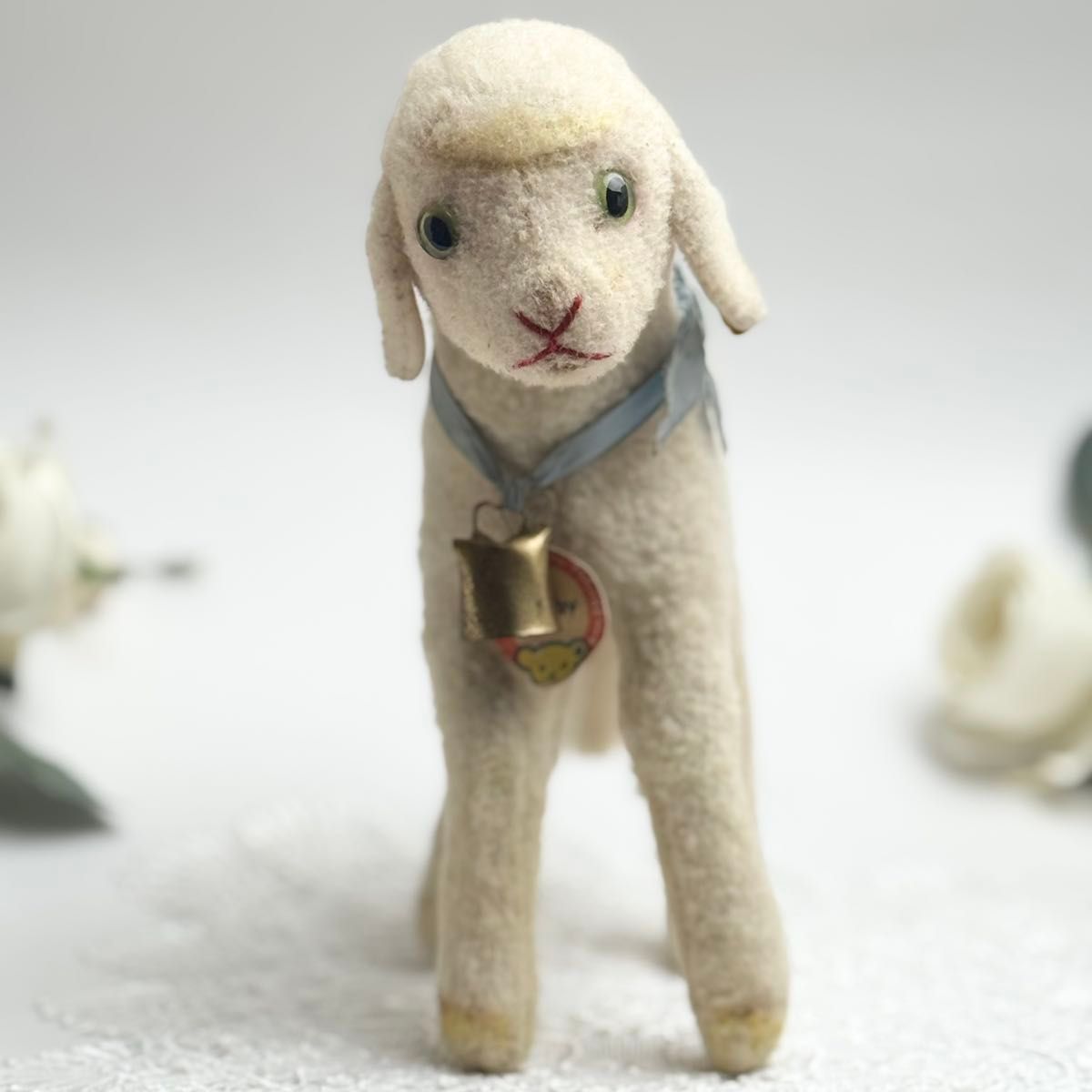 送料無料 シュタイフ Lamby 22cm ID完品 ヒツジのランビー/ひつじ/羊