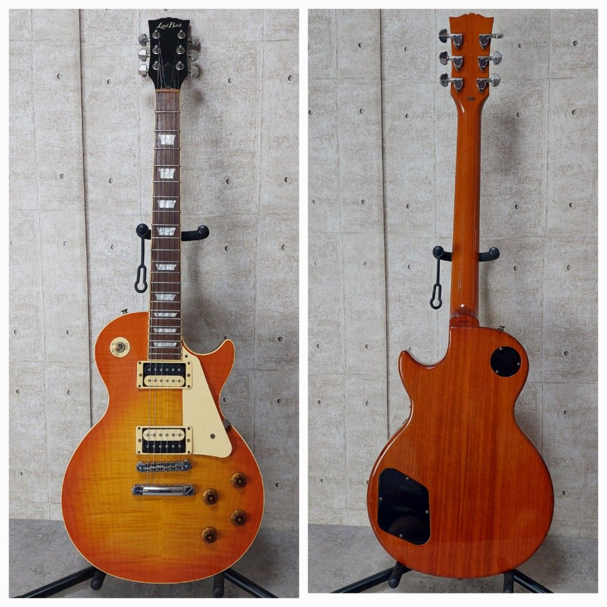 美品】レイドバック Laid Back レスポール チェリー サンバースト 虎杢