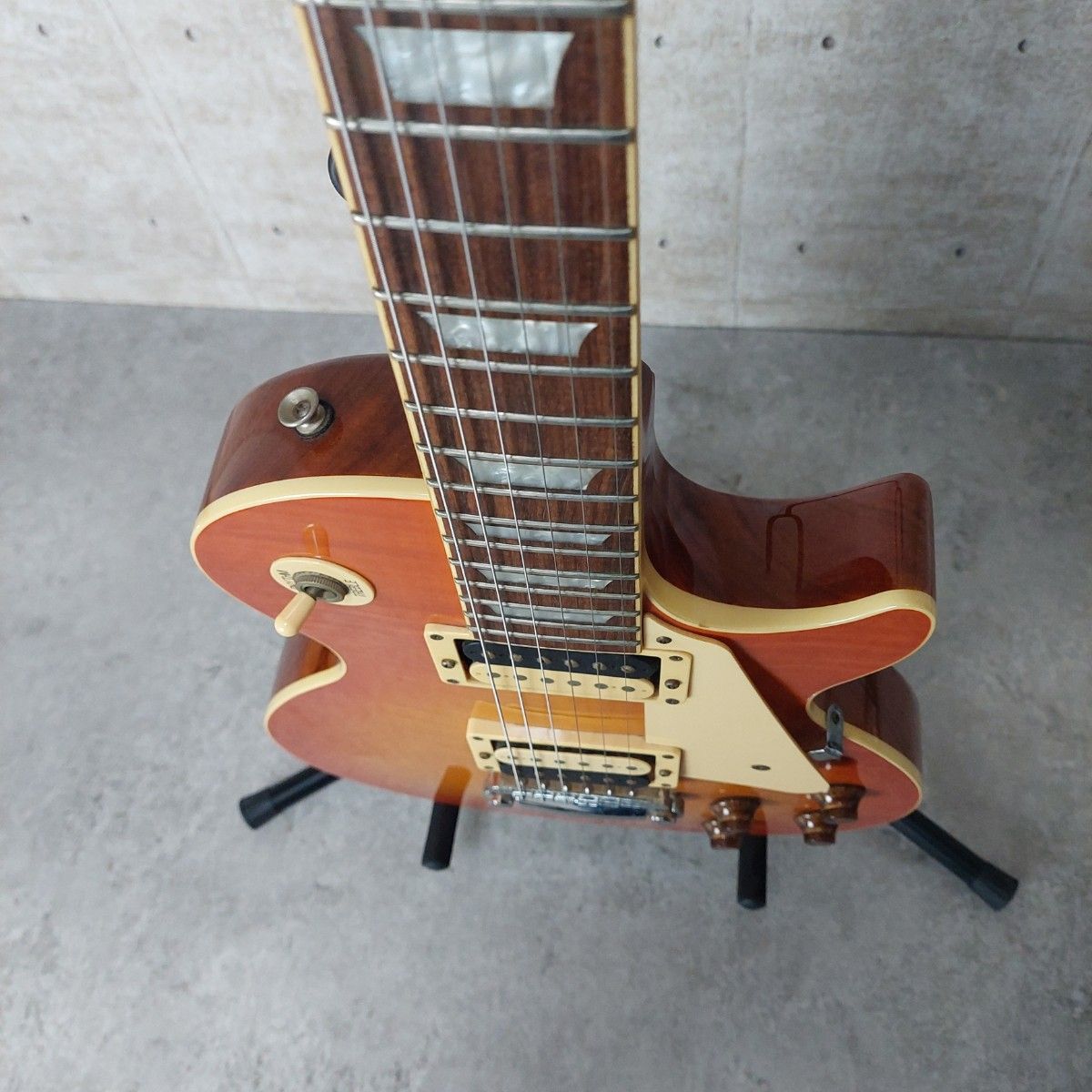 美品】レイドバック Laid Back レスポール チェリー サンバースト 虎杢