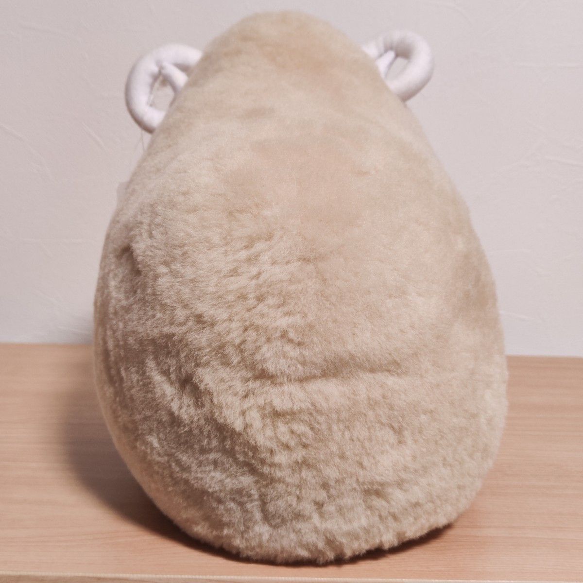 新品 日本ムートン 羊型抱き枕 羊毛皮 リアルムートン 温活 2体