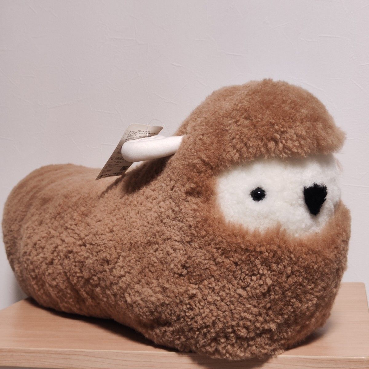 新品 日本ムートン 羊型抱き枕 羊毛皮 リアルムートン 温活 2体