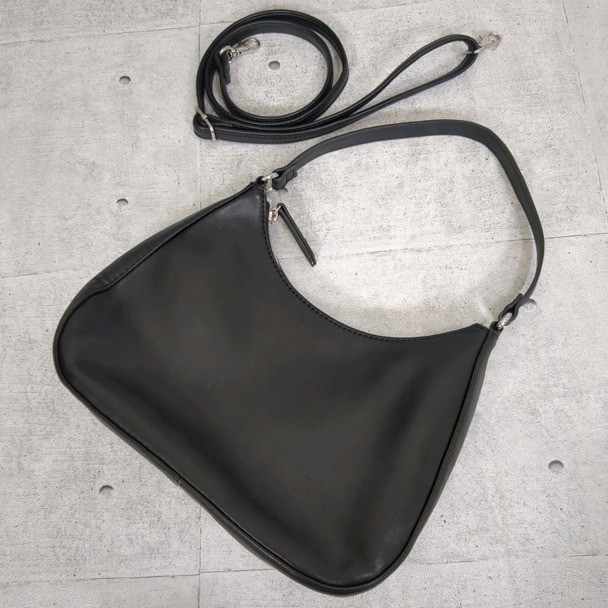 00s archive one shoulderbag halfmoon y2k ショルダーバッグ ブラック