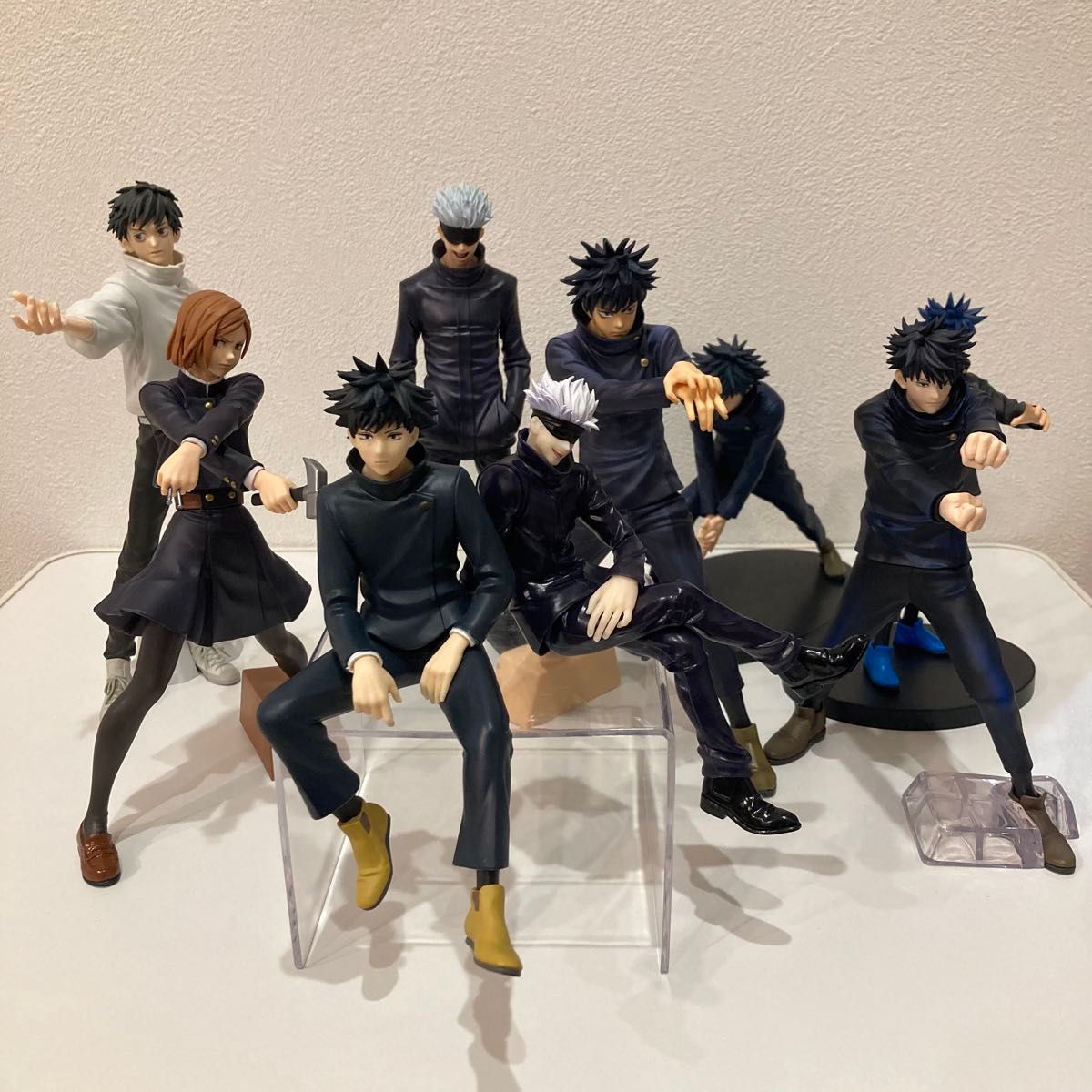 呪術廻戦 フィギュア 9体 まとめ売り 伏黒恵 釘崎野薔薇 五条悟 乙骨憂