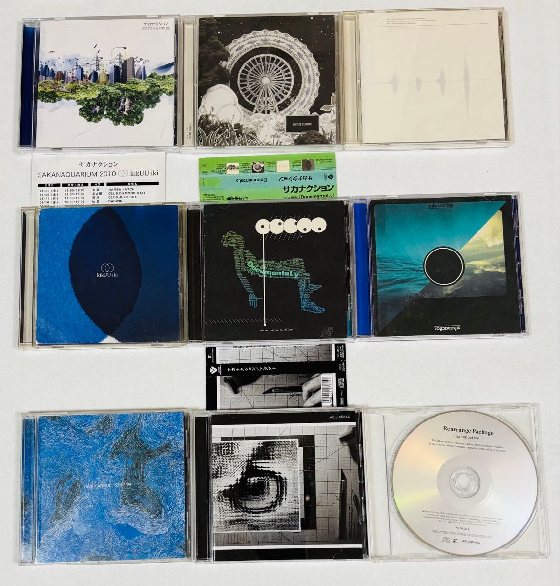 サカナクション 9点セット アルバム全8枚+Rearrange Package CD10枚