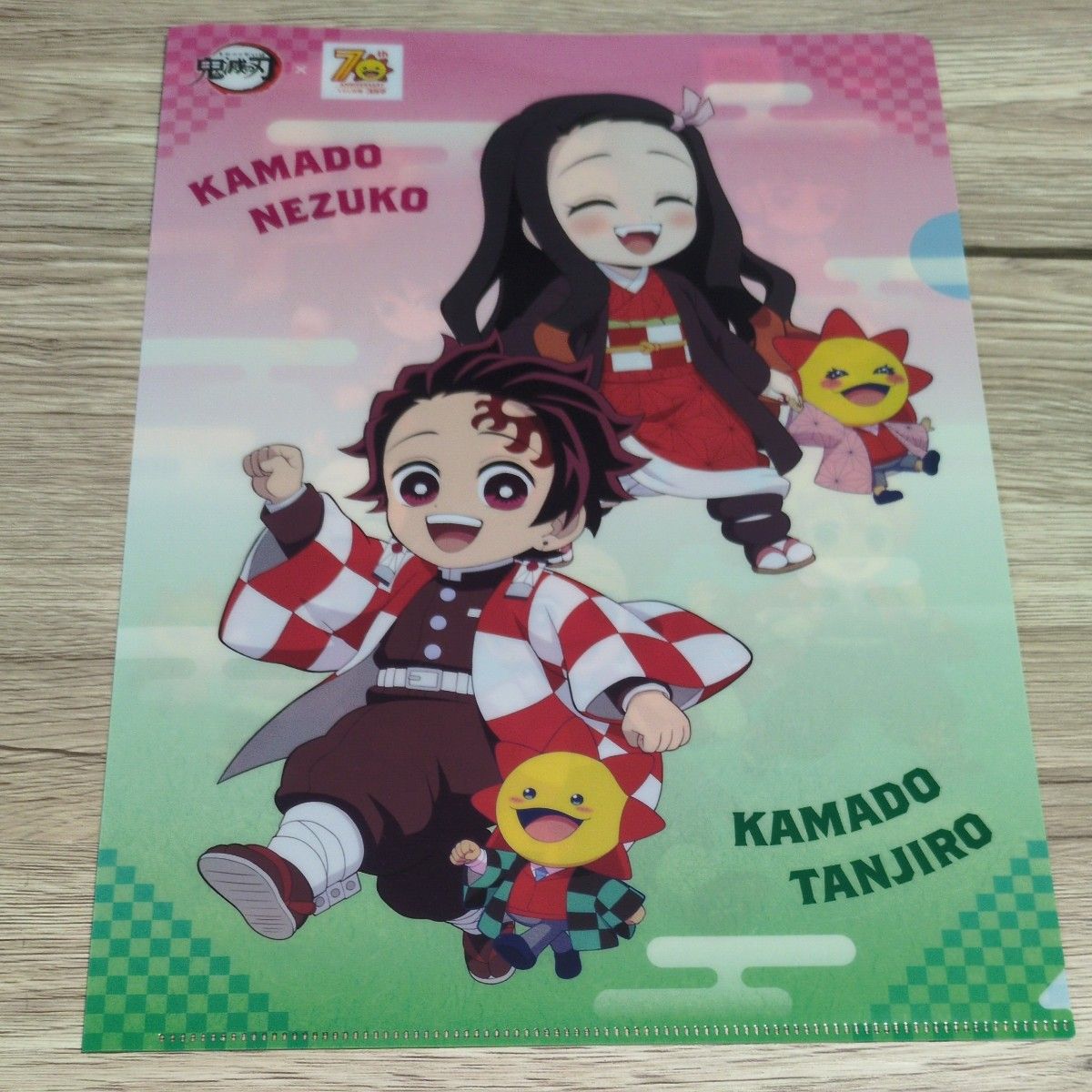 鬼滅の刃 コジマ 缶バッジ 禰豆子 シール 善逸＆禰豆子 クリアファイル