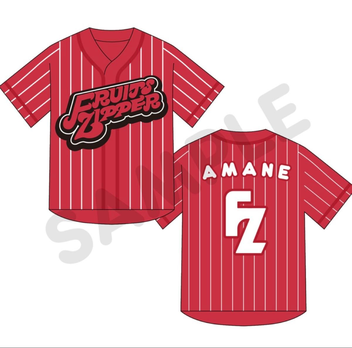 FRUITS ZIPPER 月足天音さん OSHI API UNIFORM 推しアピユニフォーム