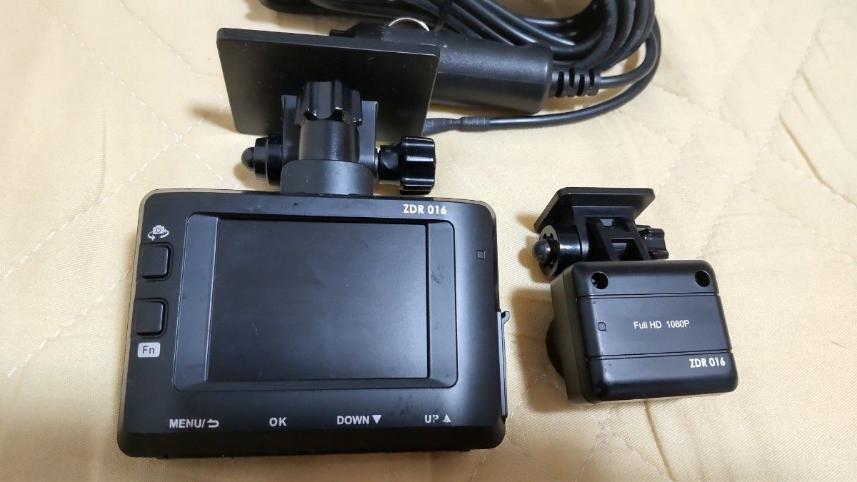 コムテック ドラレコ 前後2カメラ ZDR-016 ジャンク｜Yahoo!フリマ（旧