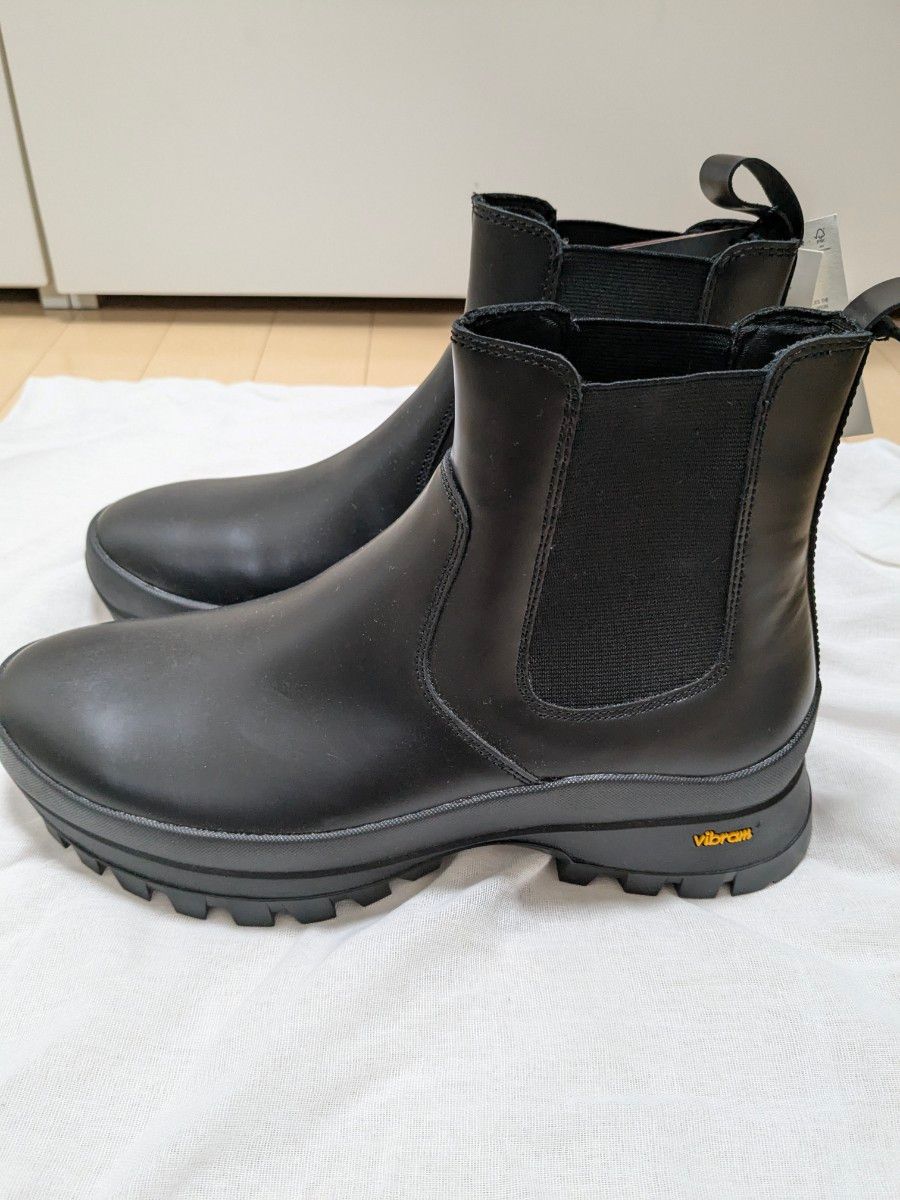新品未使用】ZARA Vibram ブラック サイドゴアブーツ｜Yahoo!フリマ