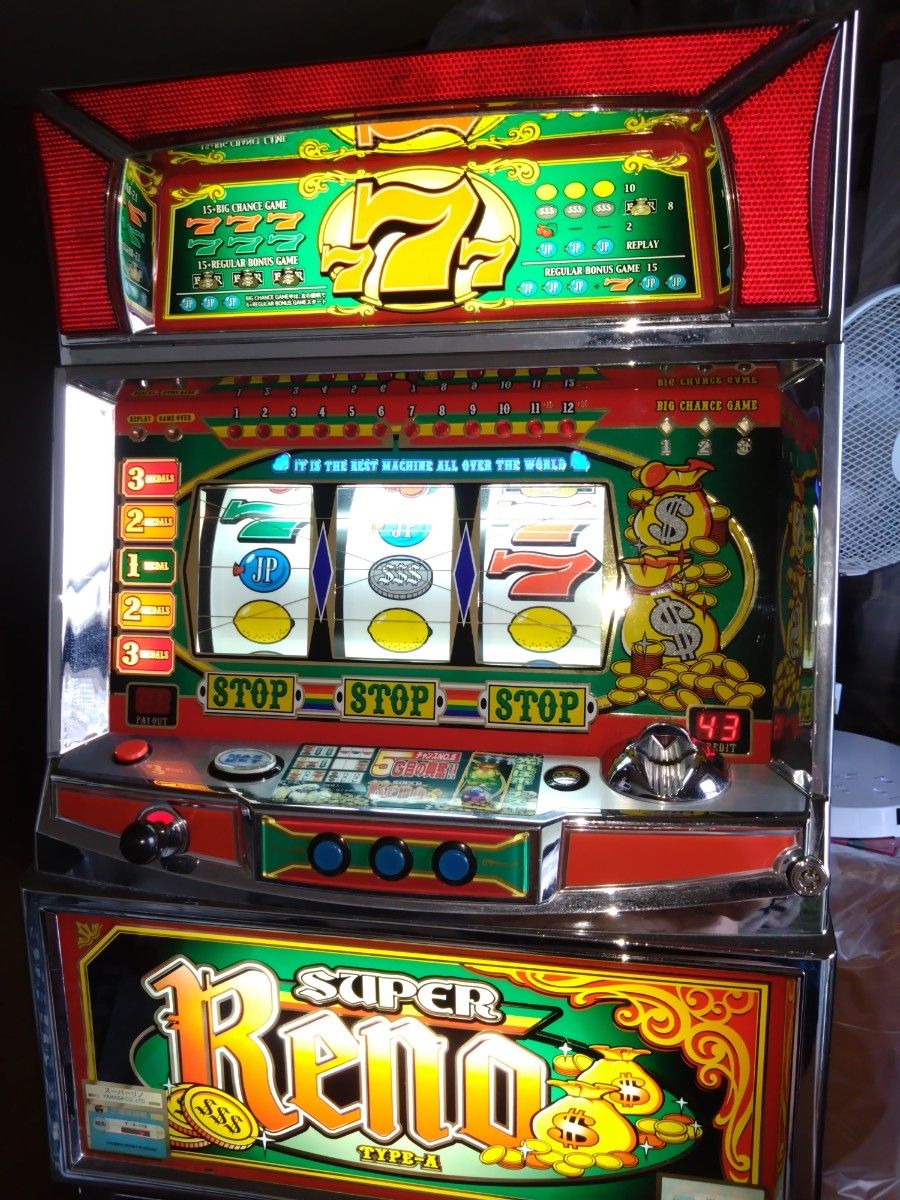 パチスロ実機 裏 スーパーリノ レモン2連ver コイン不要機付き｜Yahoo