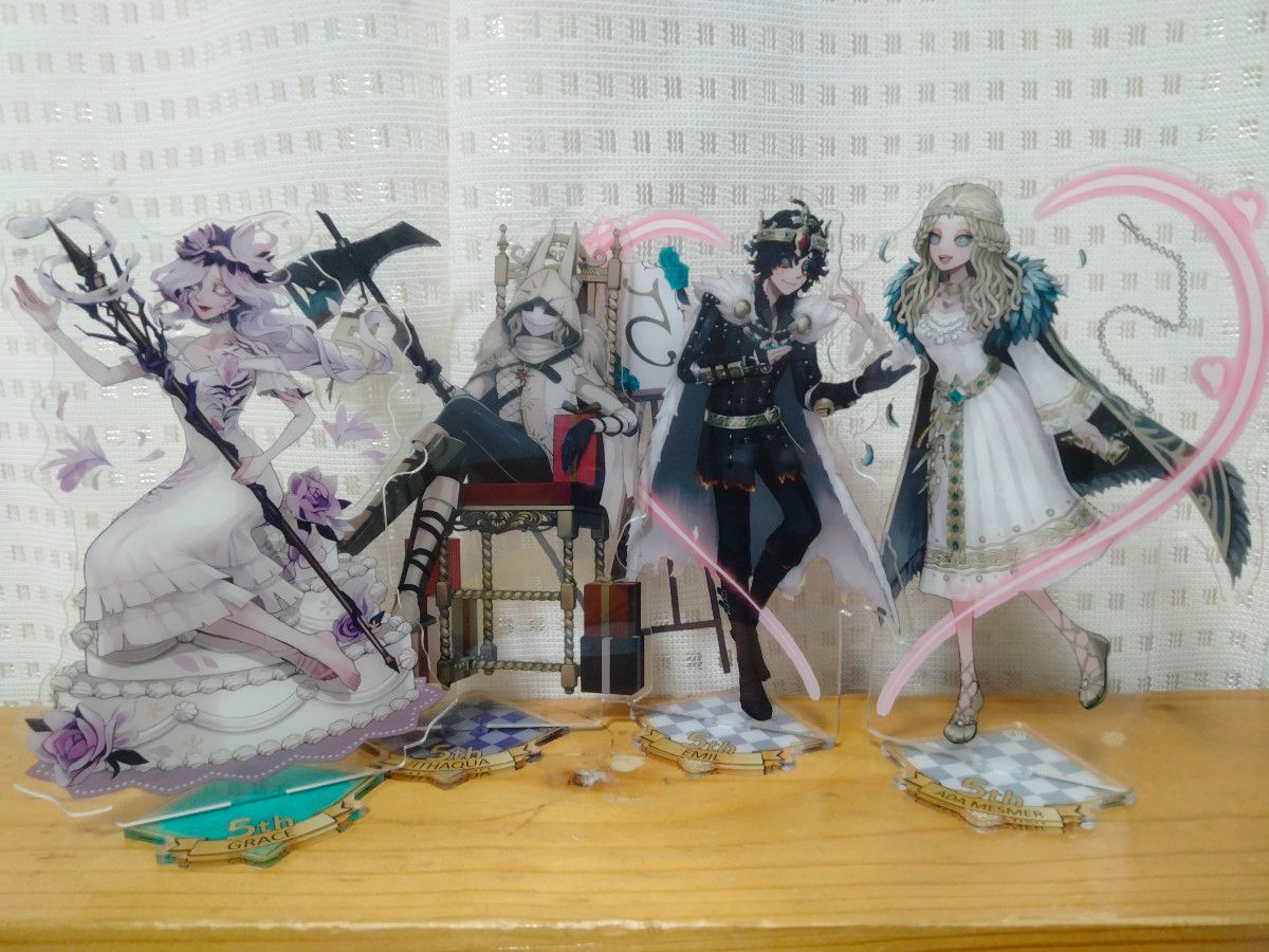 第五人格 アクリルスタンド 4点セット スイパラ 5周年限定 心理学者