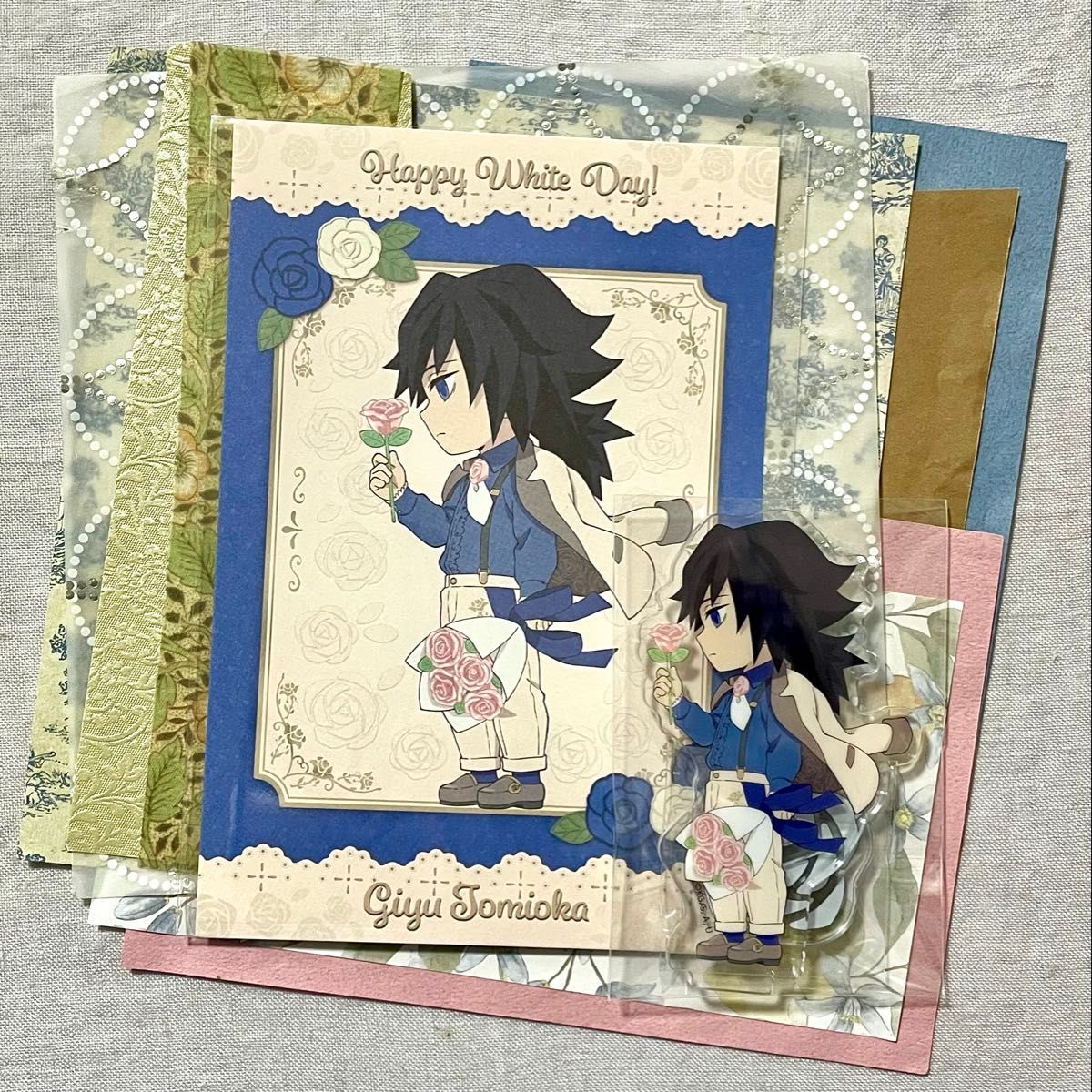 鬼滅の刃 ufotable Cafe 2024 ホワイトデー ポストカード アクリル