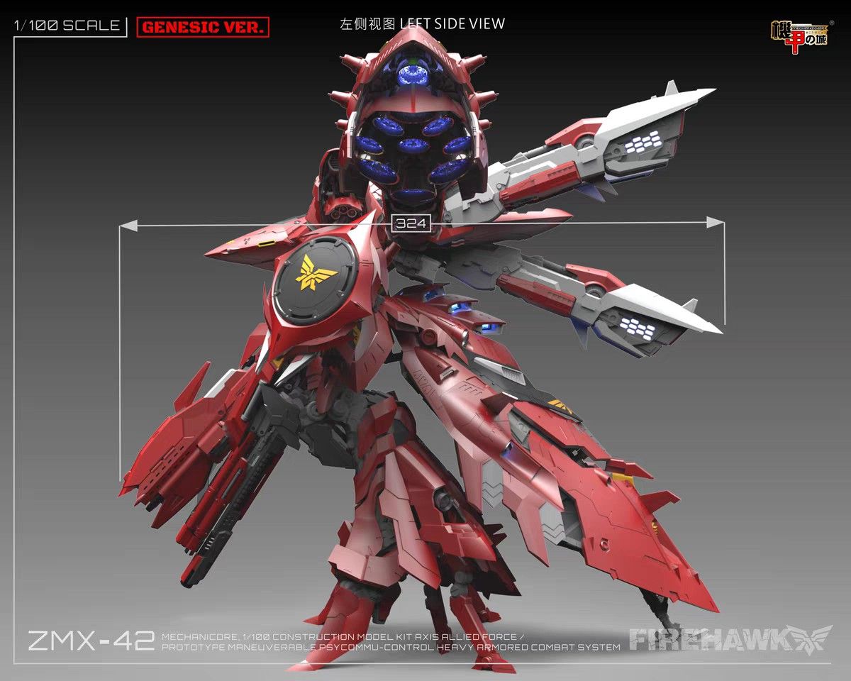 1/100 ナイチンゲール FIRE HAWK 機甲の城 ELYN 初回限定版