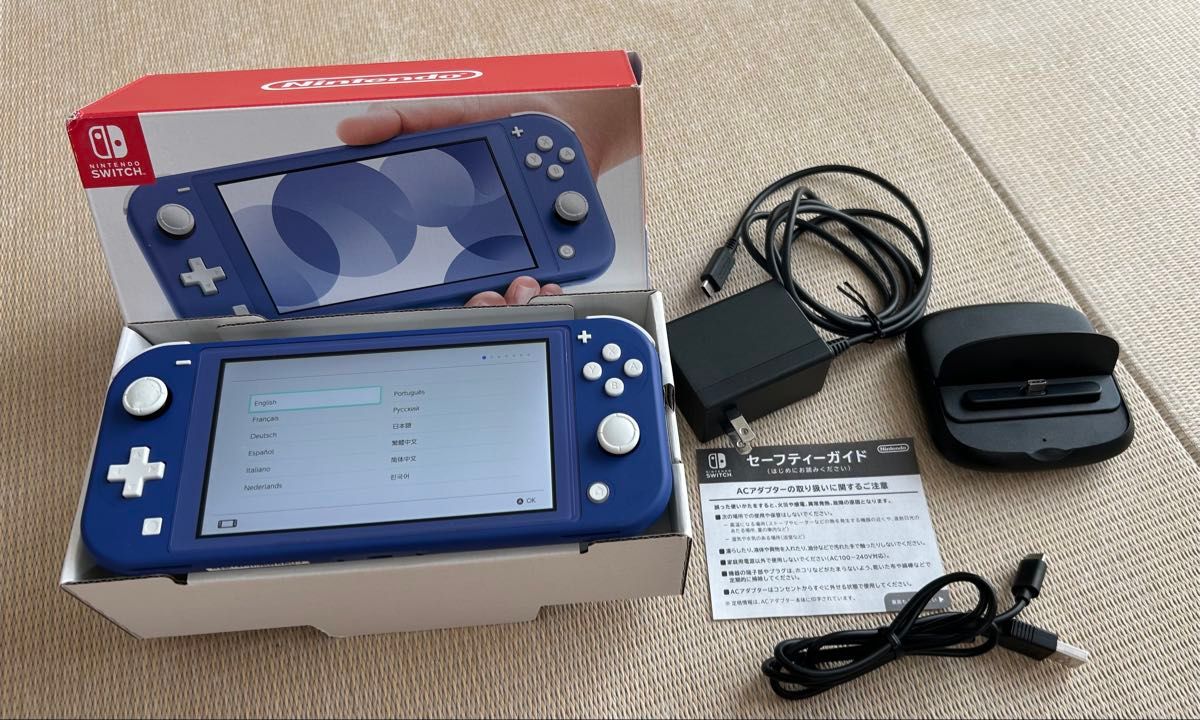Switch Nintendo Lite ブルー 箱付属品有り Nintendo Switch Lite