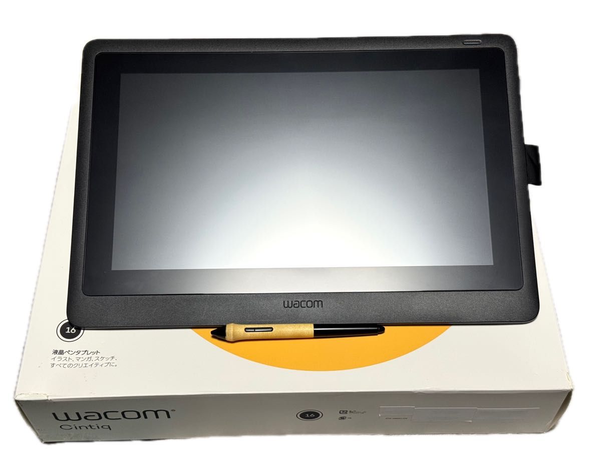 ジャンク品 動作可能 ワコム 液晶ペンタブレット Cintiq16 DTK-1660