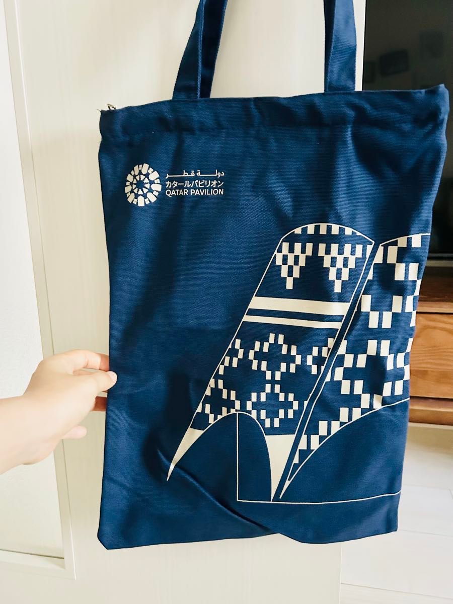 大阪関西万博2025 カタールパビリオン トートバッグ タグ付き未使用品