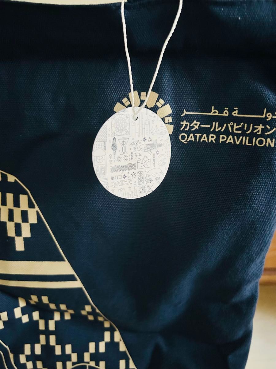 大阪関西万博2025 カタールパビリオン トートバッグ タグ付き未使用品