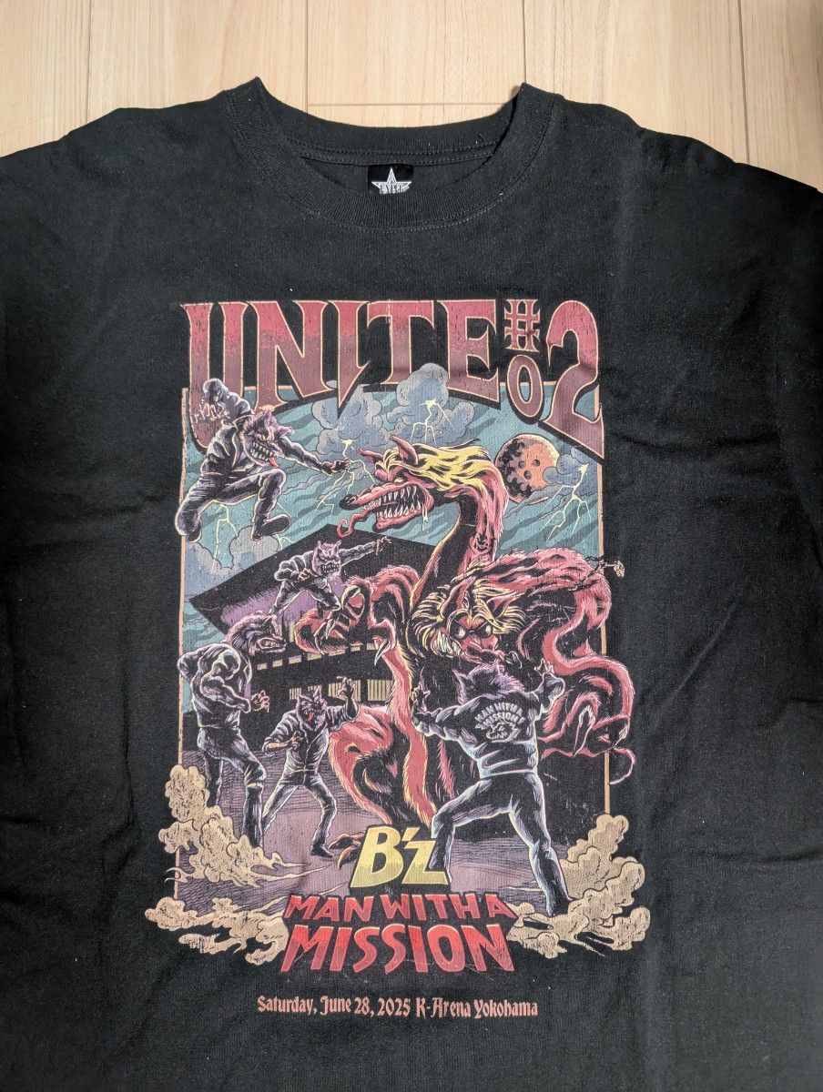 B'z UNITE#02 マンウィズ コラボTシャツ XLサイズ｜Yahoo!フリマ（旧