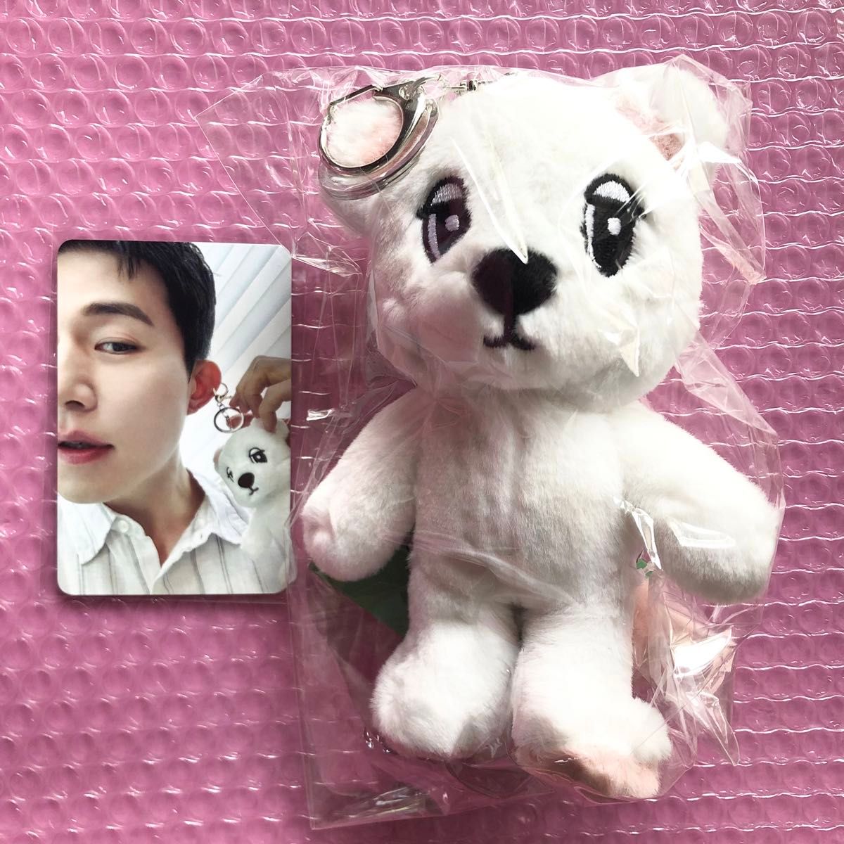 ウクドンぬいぐるみキーリング ポップアップ 特典トレカ イ・ドンウク