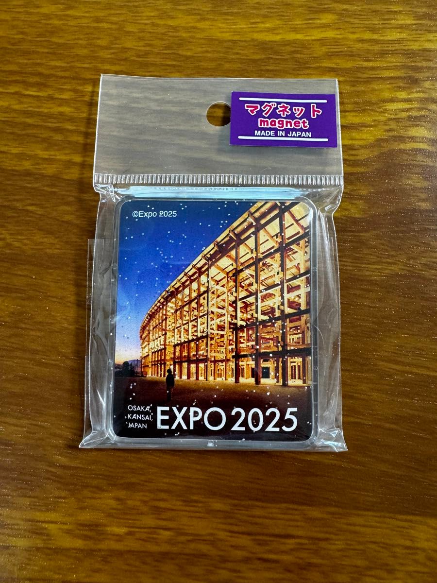 新品4点】大阪関西 万博 会場限定 大屋根リング 立体マグネット 夜景