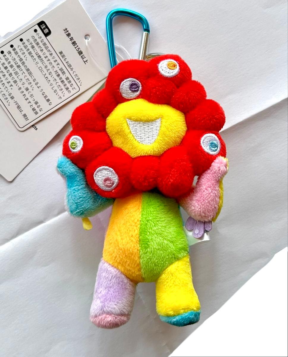 ミャクミャク カラビナ マスコット レインボー 虹色 キーチェーン 大阪