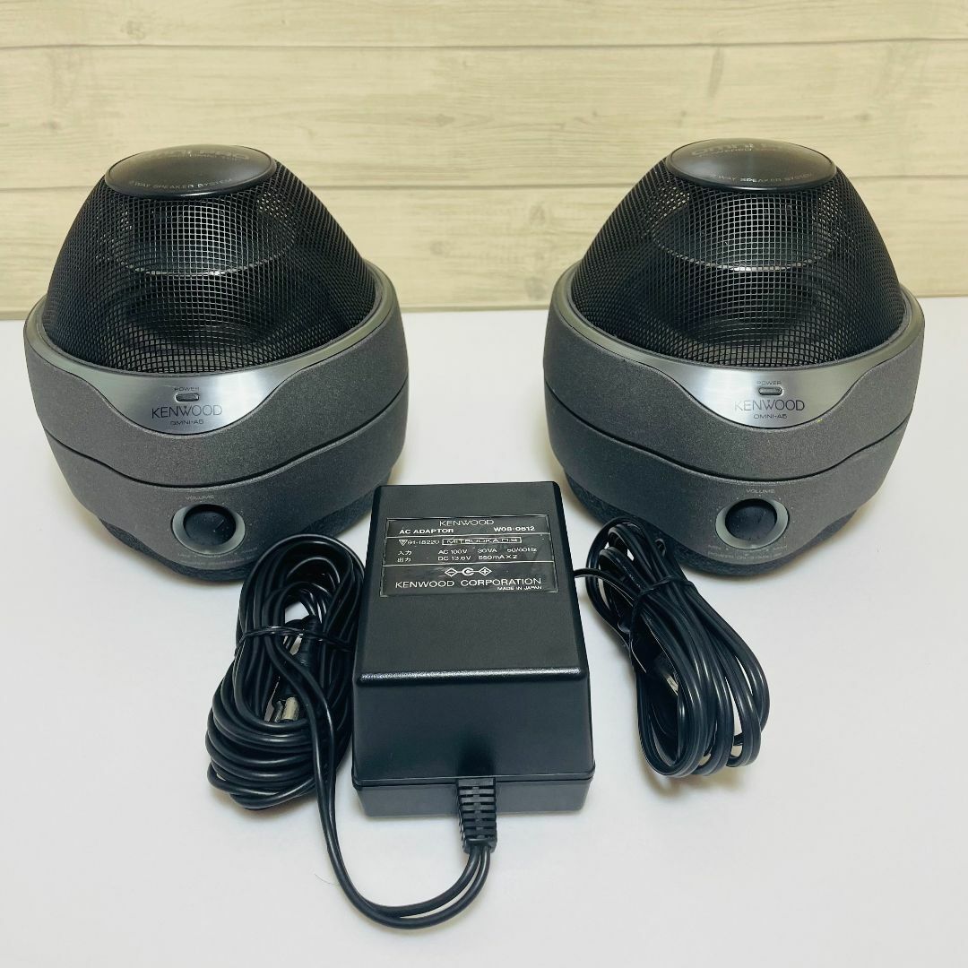 動作品 】KENWOOD「OMNI-A5」アンプ内蔵 スピーカー セット｜Yahoo