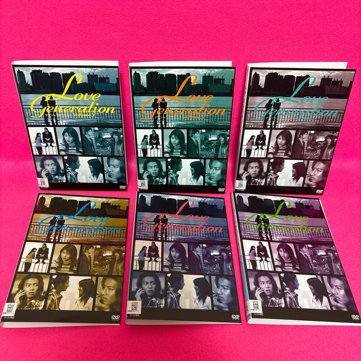 新品ケース付き】ラブ ジェネレーション DVD 全6巻 レンタル 木村拓哉