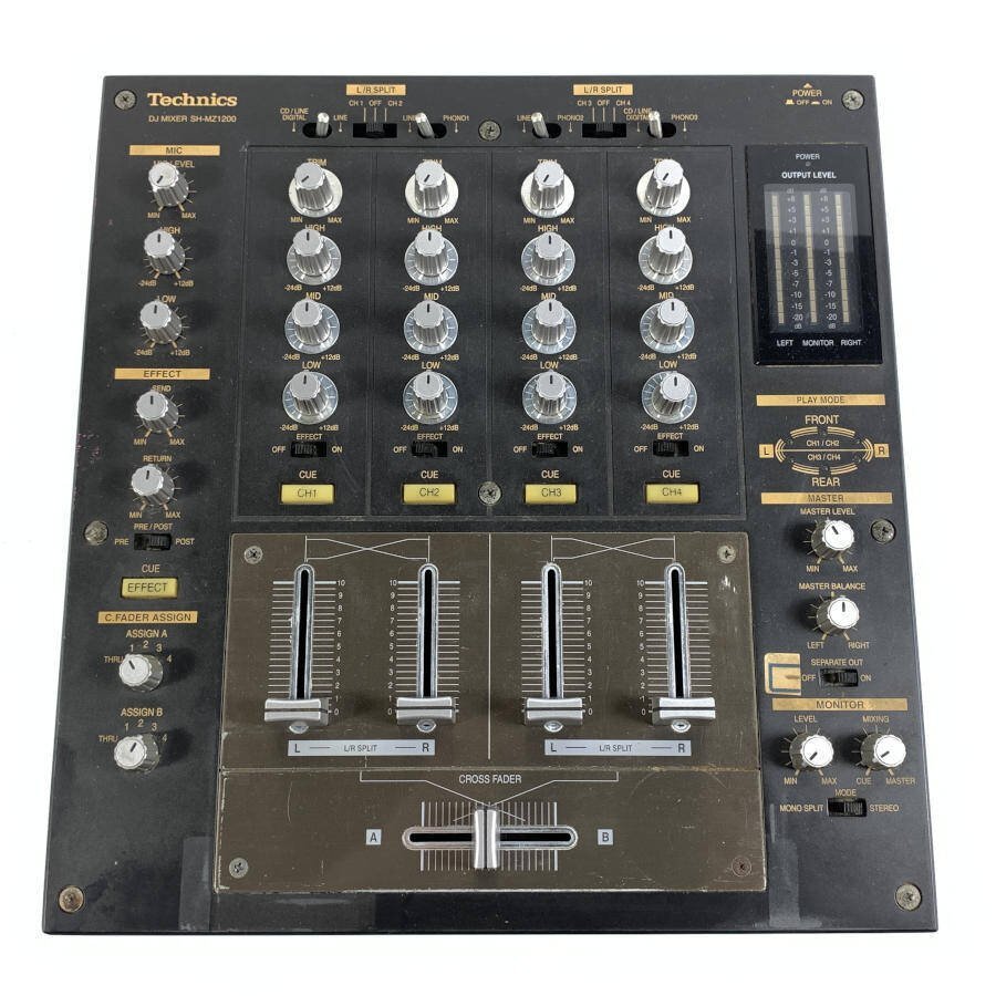 ジャンク品」Technics SH-MZ 1200 DJミキサー TECHNICS SH-MZ1200-S