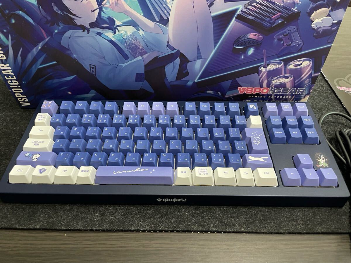 VSPO! GEAR ゲーミングキーボードu003c一ノ瀬うるはu003e VSPO!GEAR
