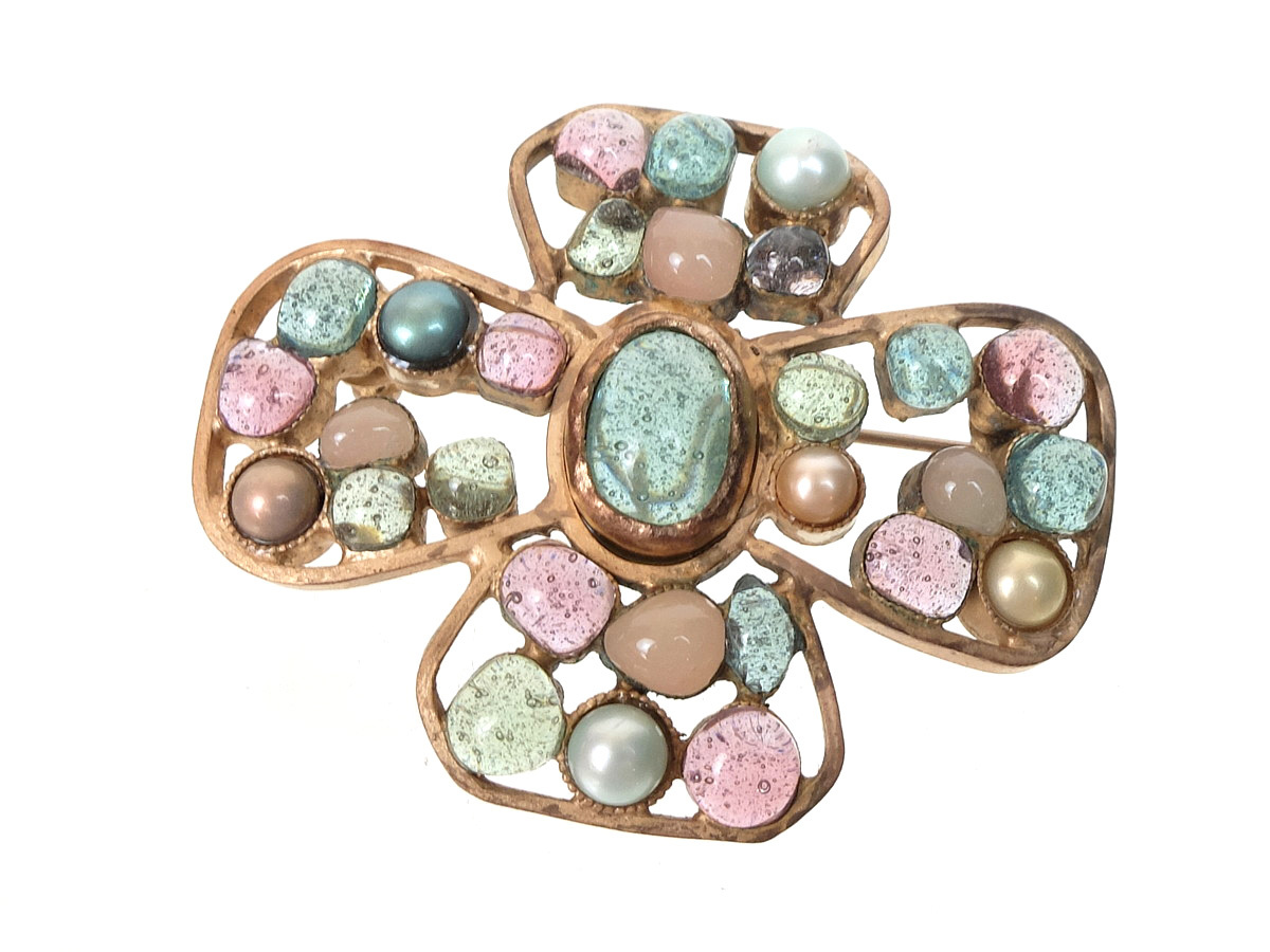 CHANEL CHANEL シャネル ブローチ クローバー モチーフ ココマーク 94P